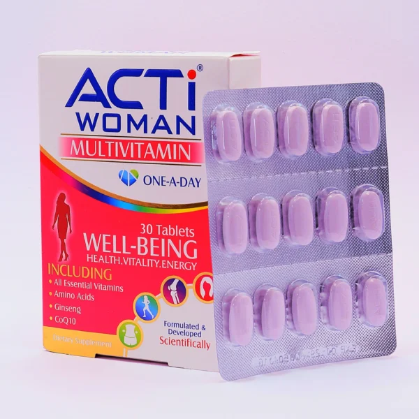 مولتی ویتامین اکتی وومن (acti woman) - 30 عددی - Image 4