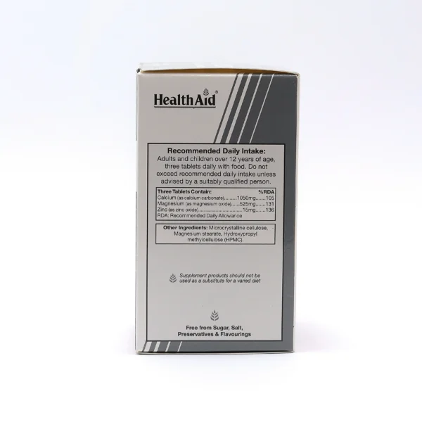 قرص کلمگزینک هلث اید (health aid calmagzinc) - 60 عددی - Image 2
