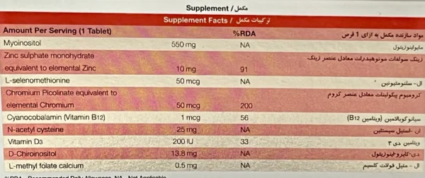 قرص فونیتول نیچرز اونلی (Natures Only Fonitol) - 30 عدد - Image 2