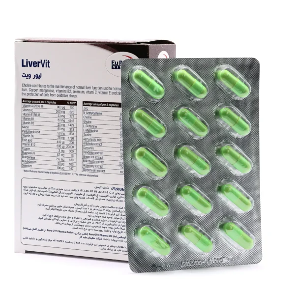 کپسول لیور ویت یوروویتال (Eurhovital Livervit) - 60 عددی - Image 4