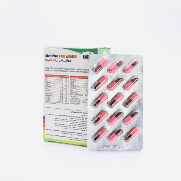 کپسول مولتی پلاس بانوان یوروویتال (Eurhovital Multiplus For Women) - 60 عددی - Image 3