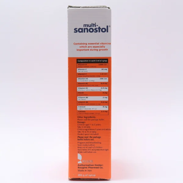 شربت مولتی ویتامین سانستول (sanostol) - Image 2