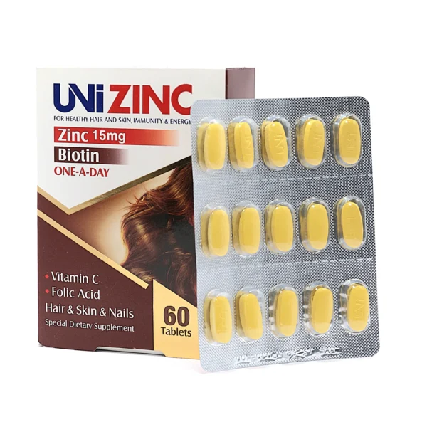 قرص یونی زینک (unizinc) - 60 عددی - Image 2