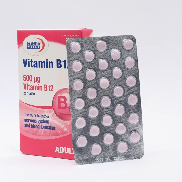 قرص ویتامین B12 یوروویتال (vit b12 eurhovital) - 60 عددی - Image 3